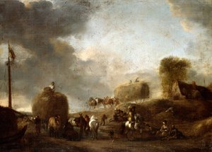 Hooioogst door Philips Wouwerman